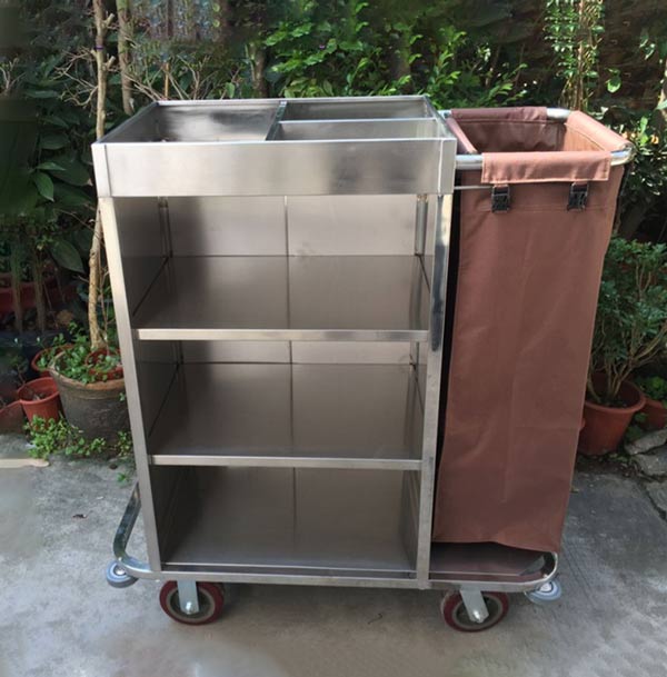 Ảnh chụp xe làm buồng phòng cỡ nhỏ lắp đặt tại kho Hành Tinh Xanh