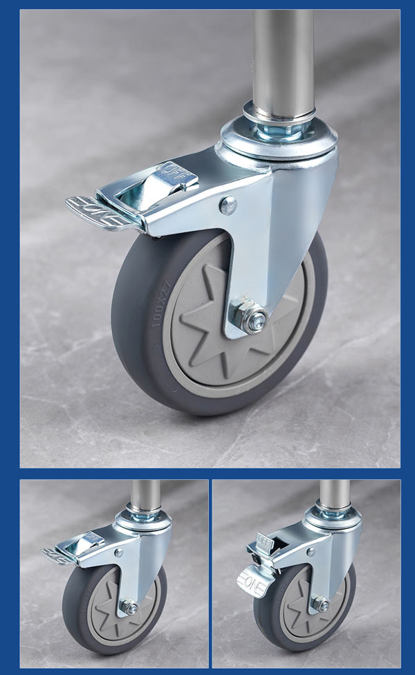 Bánh xe của xe vận chuyển đồ vải khung gấp gọn