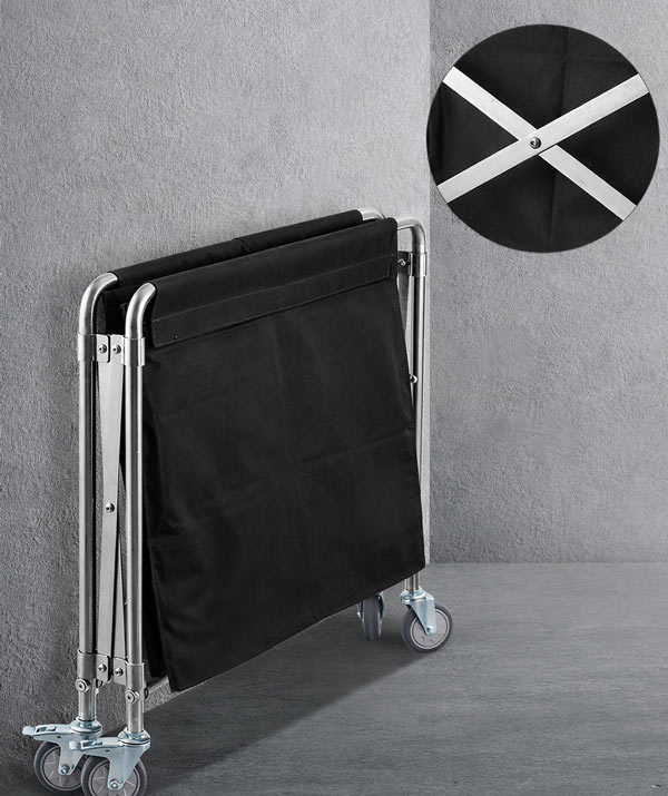 Xe vận chuyển đồ vải khung gấp gọn