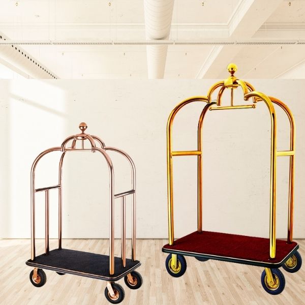 Mẫu xe chở vali hành lý khung vòm đẹp