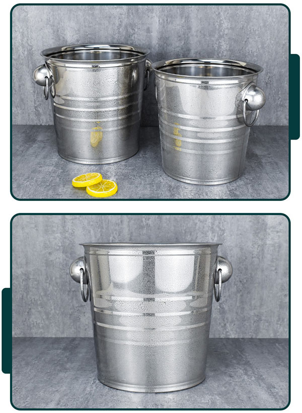 Hành Tinh Xanh bán xô để đá bằng inox, xô để đá ướp bia 