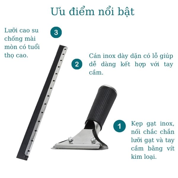 Ưu điểm chinh phục mọi khách hàng của cây gạt nước lau kính