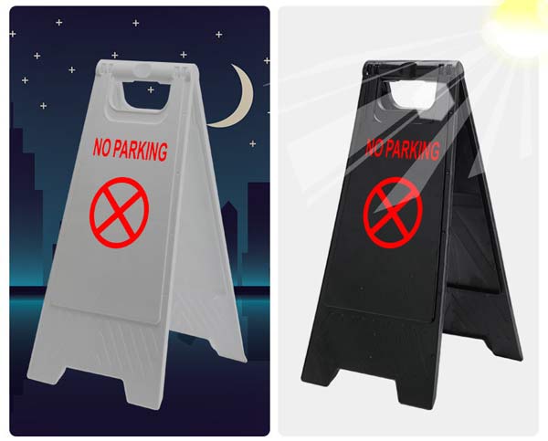 Biển báo chữ A có thể chịu tác động của nắng mưa