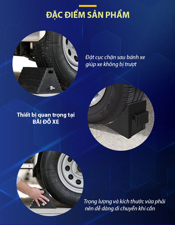 Cục canh bánh xe cao su thiết kế tiện ích