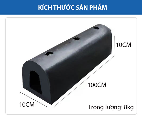 Tham khảo kích thước đệm cao su chữ D giảm chấn va đập