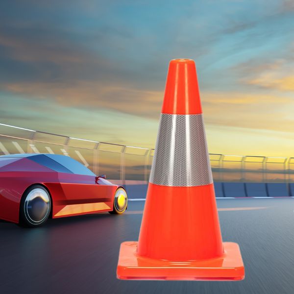 Cọc tiêu phản quang PVC 45cm