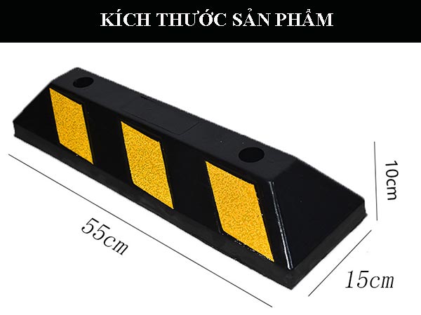 Khám phá kích thước cục chèn bánh xe bằng cao su