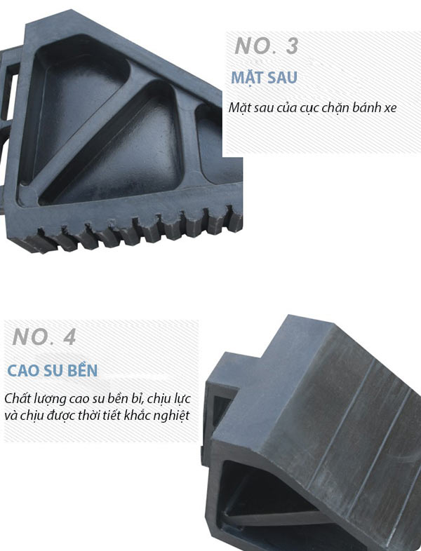 Khám phá đặc điểm, cấu tạo cục chặn lùi bánh xe