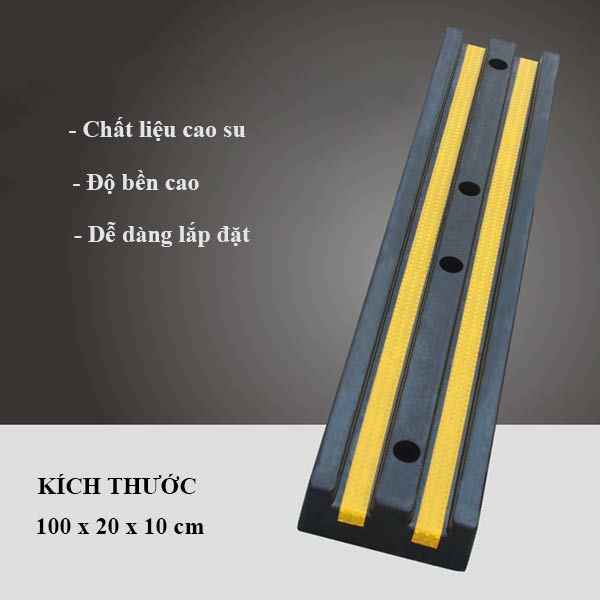 Mẫu thanh chống va chạm bằng cao su dài 1m