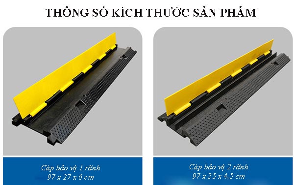 Tham khảo kích thước gờ bảo vệ dây cáp