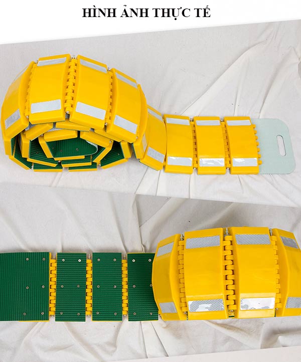 Gờ giảm tốc dễ dàng cuộn và trải ra để sử dụng