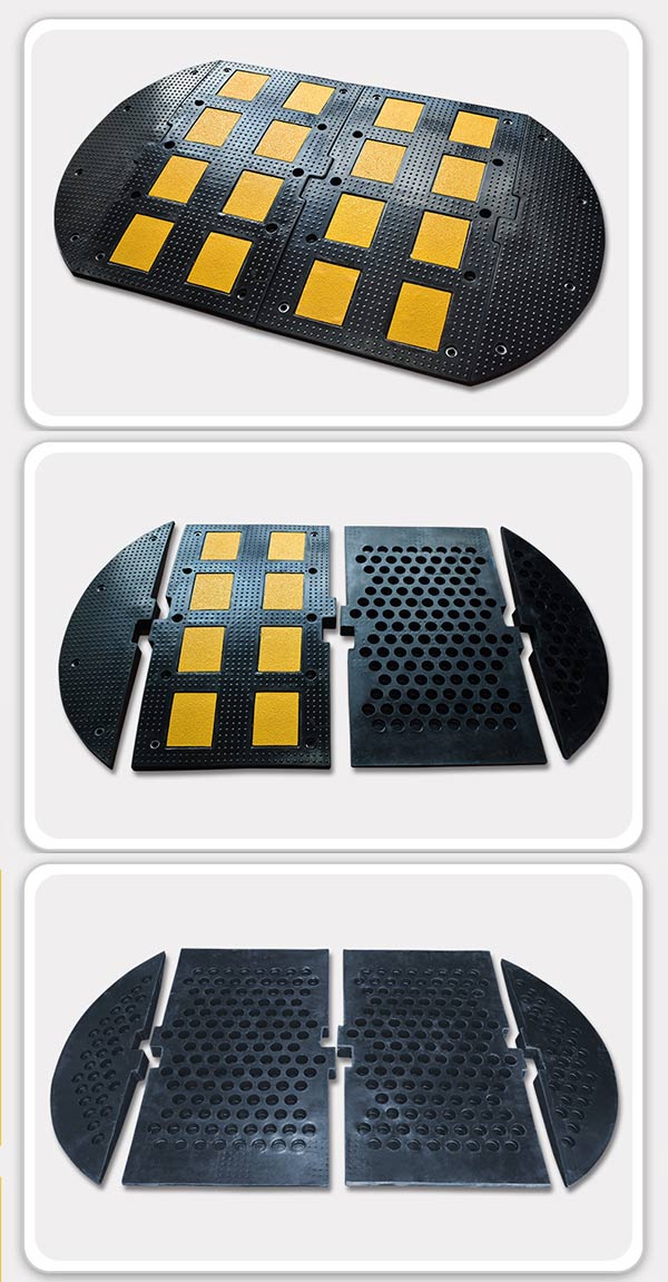 Tham khảo mặt trước, mặt sau của gờ giảm tốc độ