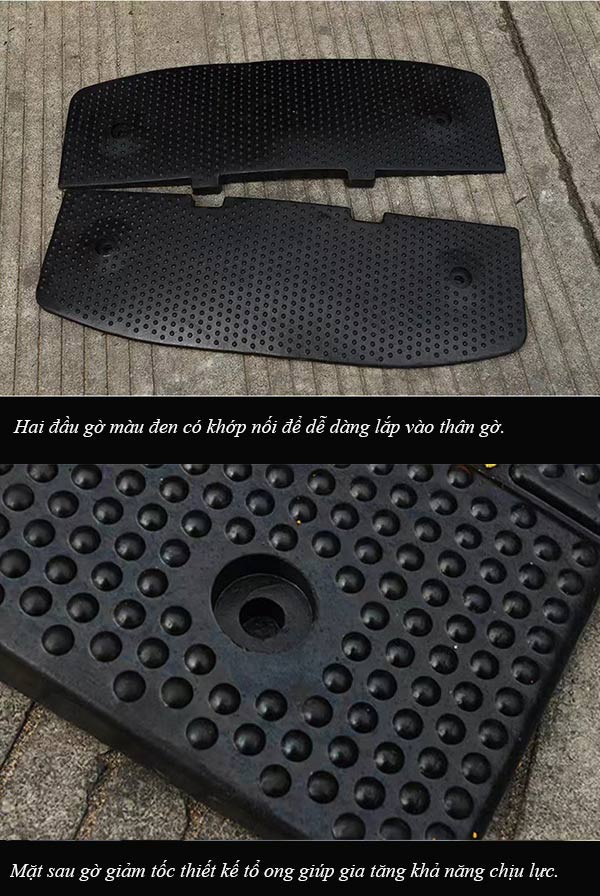 Đặc điểm thiết kế của gờ giảm tốc giao thông