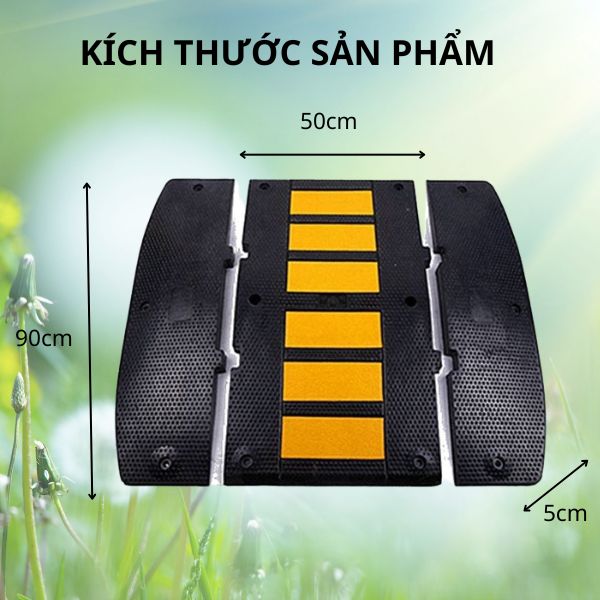 Kích thước gờ giảm tốc xe hơi, ô tô, xe máy