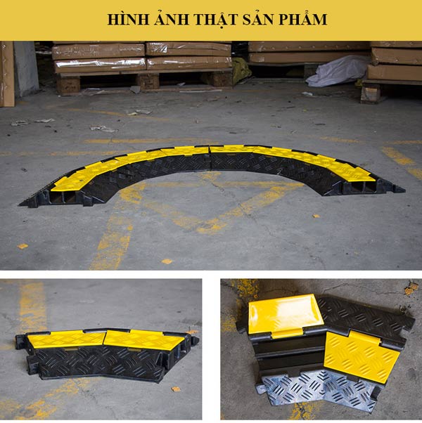 Hình ảnh thật của gờ giảm tốc bảo vệ cáp