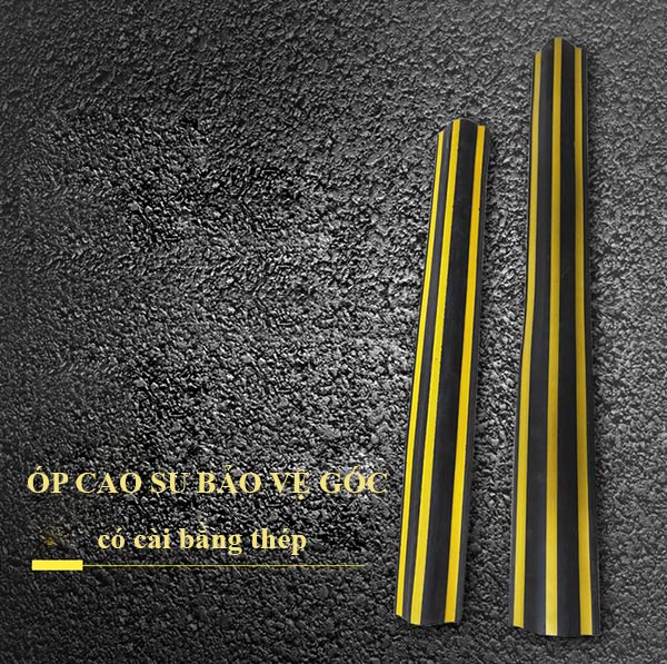 Ốp bảo vệ góc bằng cao su, mặt trong có thép