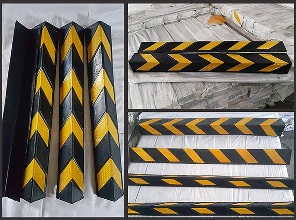 Cận cảnh ốp cột cao su