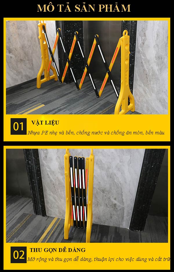 Tìm hiểu đặc điểm của rào chắn đường, rào chắn an toàn