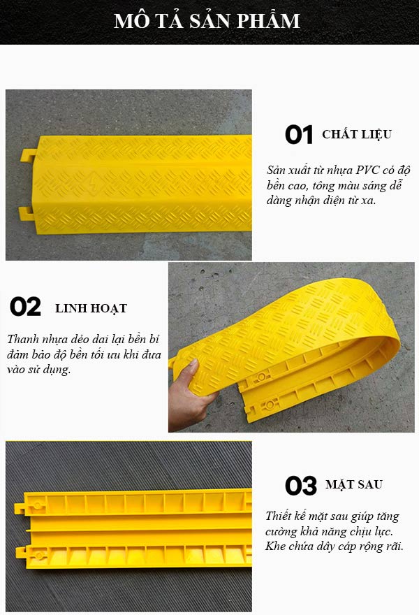 Chi tiết các đặc điểm thanh nhựa bảo vệ cáp điện