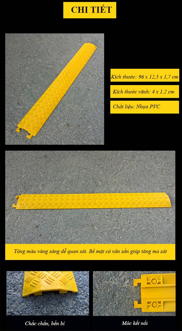 Tấm nhựa màu vàng bảo vệ dây cáp, dây điện tòa nhà