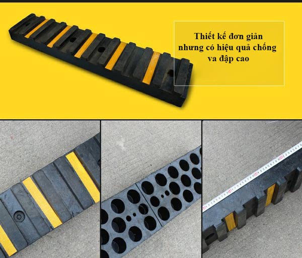 Các đặc điểm về thiết kế của cao su chống va đập