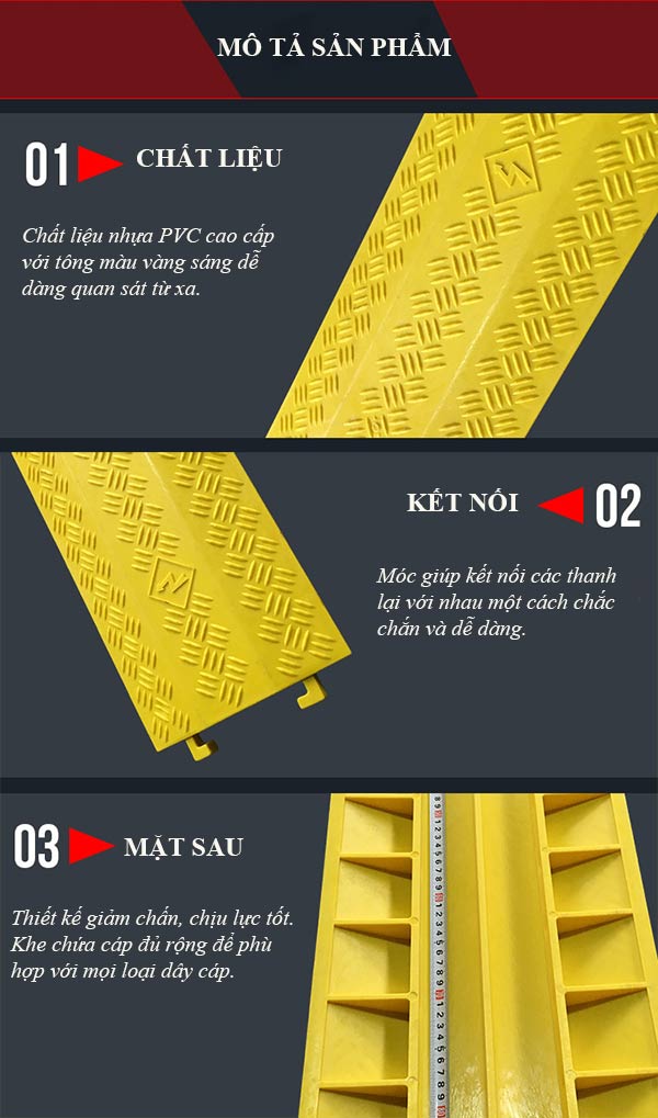 Chi tiết các đặc điểm của thanh nhựa 1 rãnh bảo vệ cáp điện