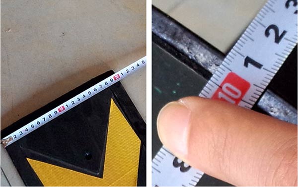 Thanh cao su bảo vệ tường dày dặn