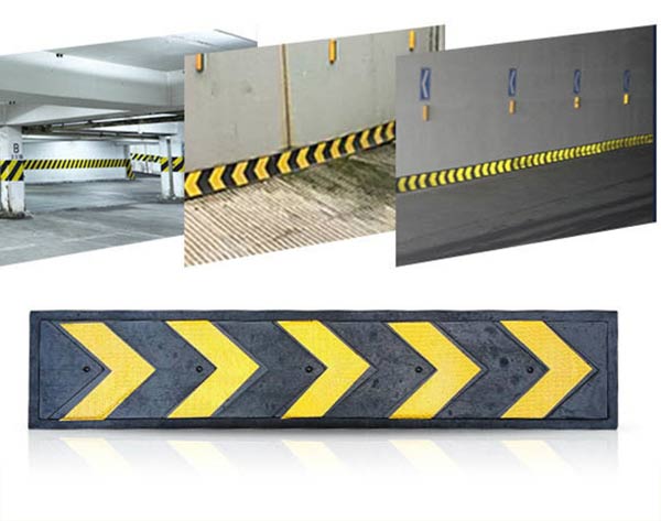 Cao su ốp bảo vệ tường có phản quang ứng dụng trong nhiều không gian