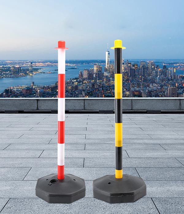 Trụ cảnh báo an toàn giao thông bằng nhựa