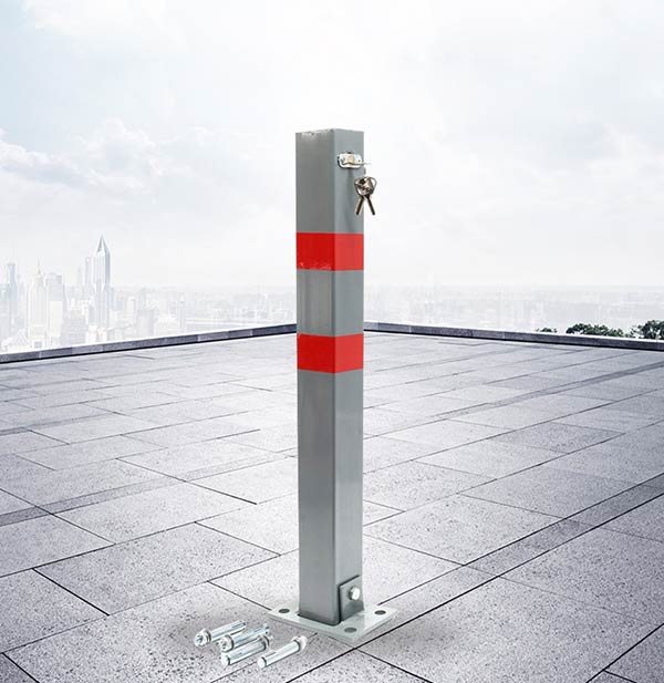Trụ giữ chỗ đỗ xe của ô tô có khóa