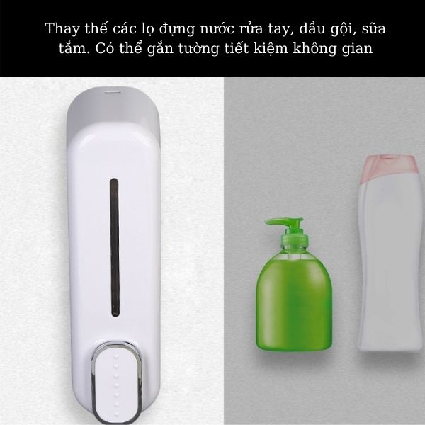 Bình đựng nước rửa tay giúp tiết kiệm không gian tối đa