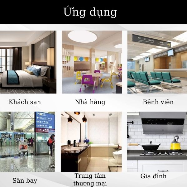 Hộp đựng nước rửa tay được sử dụng tại các khách sạn, bệnh viện,...