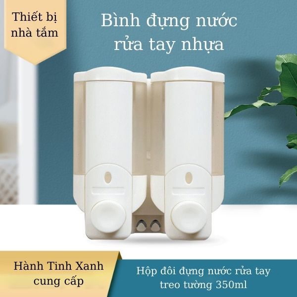 Hộp đựng nước rửa tay treo tường bằng nhựa cao cấp