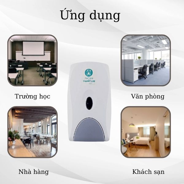Ứng dụng của bình đựng nước rửa tay cao cấp