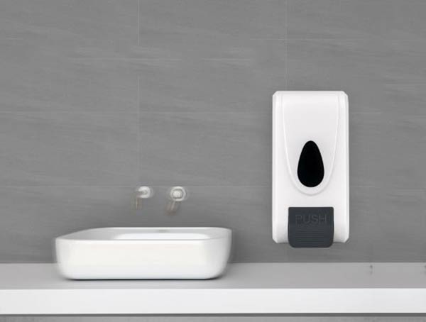 Mẫu bình để dung dịch gắn tường làm đẹp không gian