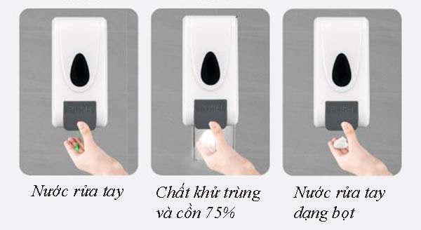 Thiết bị có thể chứa nhiều loại dung dịch khác nhau