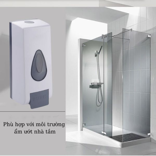 Bình nhựa 600ml đựng nước rửa tay gắn tường