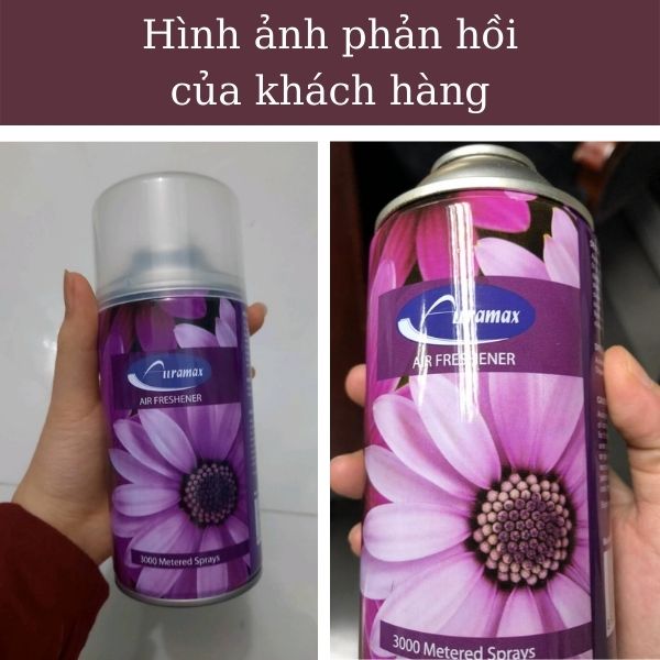 Hình ảnh thực tế của bình xịt thơm nhà vệ sinh