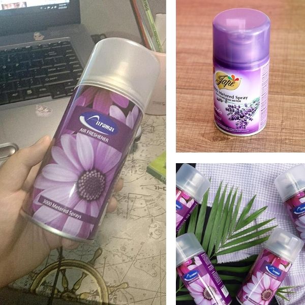 Hình ảnh thực tế của bình xịt thơm nhà vệ sinh