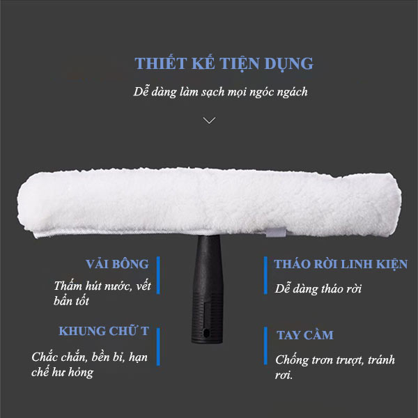 Bộ bông lau kính 40cm