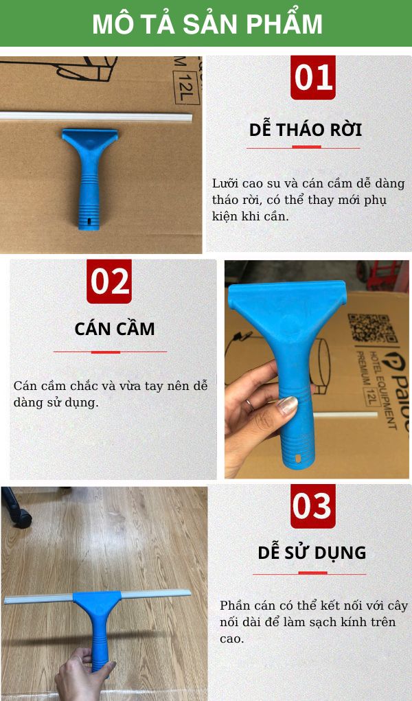 Ưu điểm nổi bật của tay gạt kính công nghiệp
