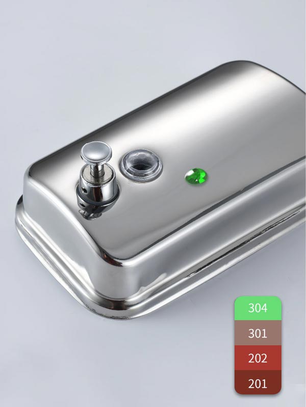 Hộp chứa nước rửa tay inox 800ml