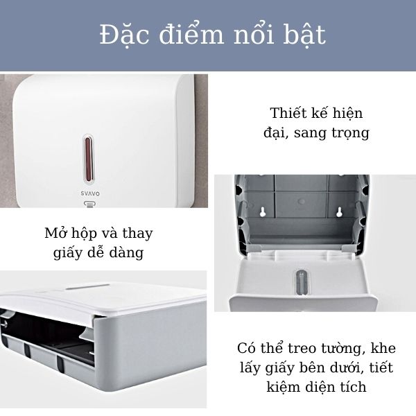 Đặc điểm nổi bật của hộp đựng giấy lau tay công nghiệp