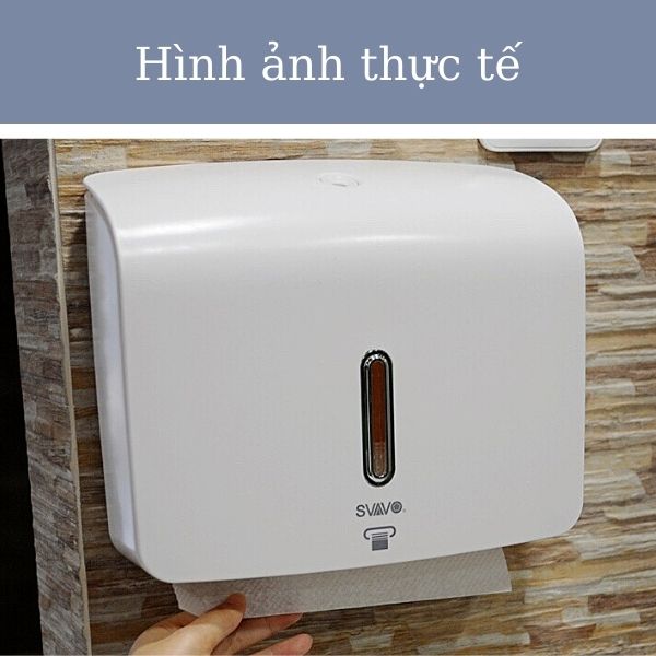 Hình ảnh thực tế hộp đựng giấy lau tay cao cấp SVAVO