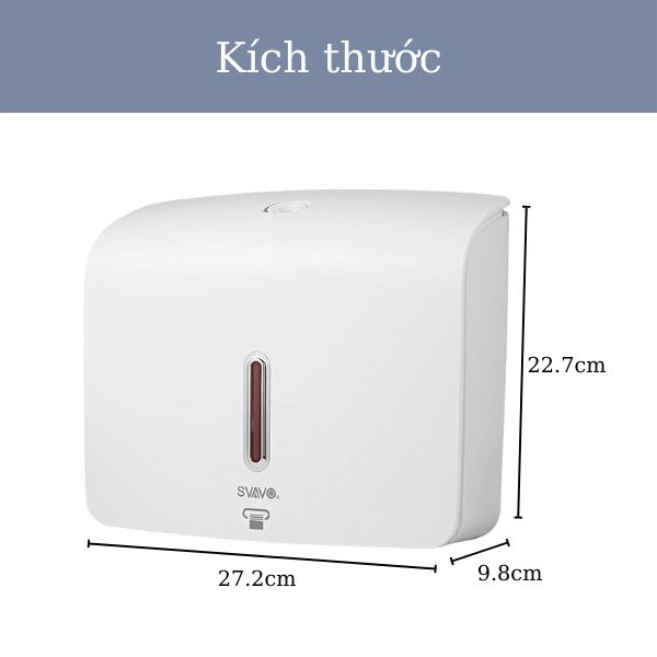 Chi tiết kích thước hộp đựng giấy lau tay