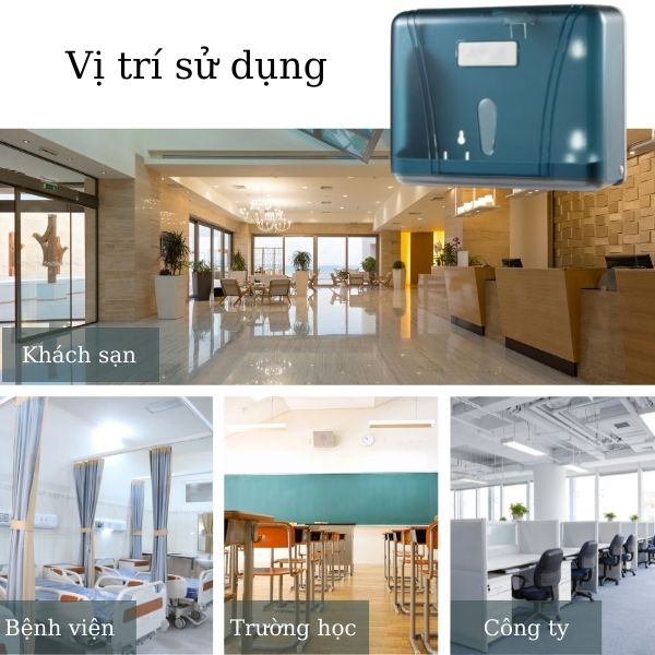 Một số địa điểm thường đặt hộp đựng giấy lau tay thông minh