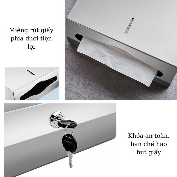 Ưu điểm nổi bật của hộp đựng giấy lau tay treo tường