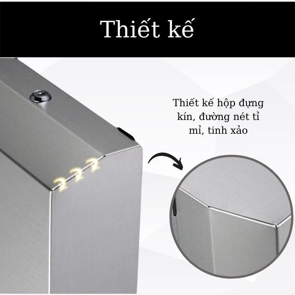 Thiết kế hộp đựng giấy tinh tế, sang trọng