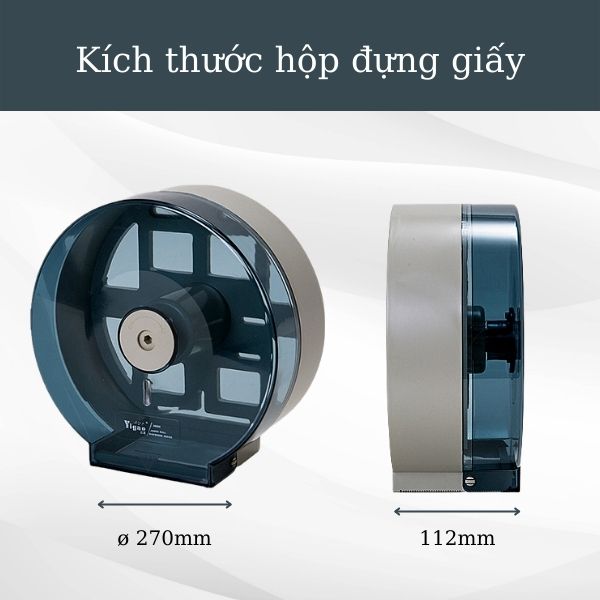Chi tiết kích thước hộp đựng giấy vệ sinh