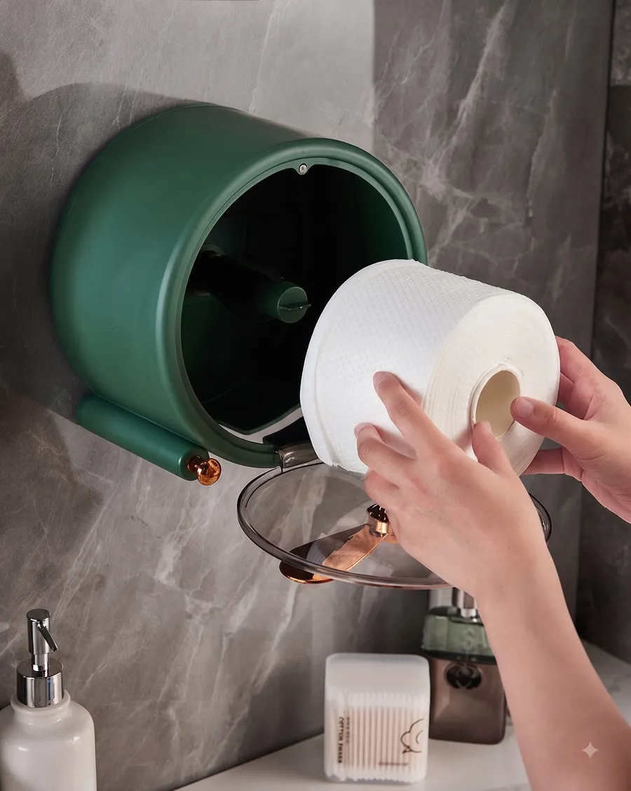 Hộp đựng giấy vệ sinh bằng nhựa